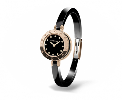 Watch Winder for watch Bulgari B.Zero1 B.Zero1 Pink Gold Ceramic Black