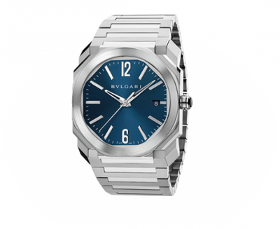 Watch Winder for watch Bulgari Octo Octo Solotempo 38 Blue Bracelet