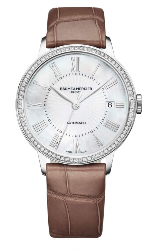 Uhrenbeweger für Uhr Baume & Mercier Classima Classima 36.5 Automatic Stainless Steel / Diamond / MOP / Alligator