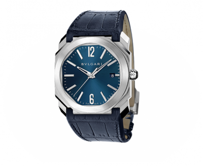 Watch Winder for watch Bulgari Octo Octo Solotempo 38 Blue