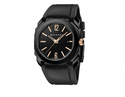 Watch Winder for watch Bulgari Octo Octo Solotempo 41 Ultranero