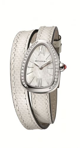 Watch Winder for watch Bulgari Serpenti Serpenti Skin Stainless Steel / Diamond / MOP