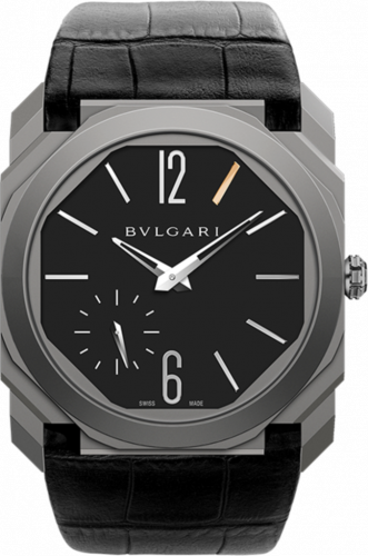 Watch Winder for watch Bulgari Octo Octo Finissimo Automatic Titanium / Black / Kamine's 111