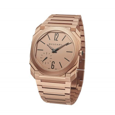 Watch Winder for watch Bulgari Octo Octo Finissimo Automatic Pink Gold / Pink / Bracelet