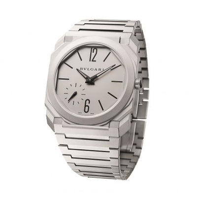 Watch Winder for watch Bulgari Octo Octo Finissimo Automatic Stainless Steel / Grey / Bracelet