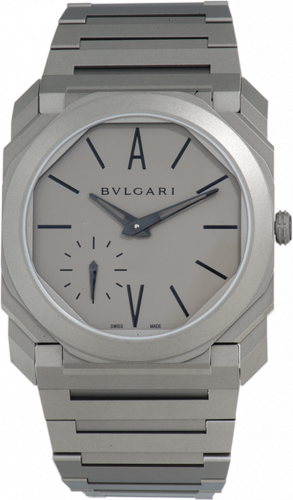 Watch Winder for watch Bulgari Octo Octo Finissimo Automatic Titanium / Grey / AV