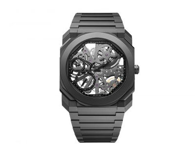 Watch Winder for watch Bulgari Octo Octo Finissimo Skeleton / Ceramic / Bracelet