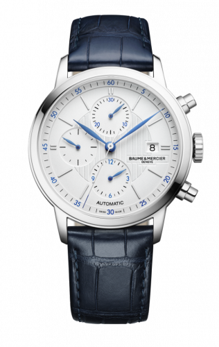 Uhrenbeweger für Uhr Baume & Mercier Classima Classima Chronograph Stainless Steel / Silver / Alligator