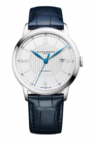 Uhrenbeweger für Uhr Baume & Mercier Classima Classima Executives Automatic 42 Stainless Steel / Silver / Alligator