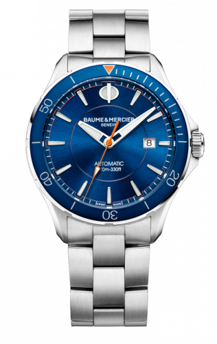 Watch Winder for watch Baume & Mercier Clifton Clifton Club Stainless Steel / Black / Bracelet