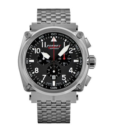 Watch Winder for watch Formex Pilot Pilot Quartz Chronograph Black / Bracelet