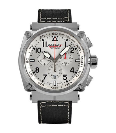 Watch Winder for watch Formex Pilot Pilot Quartz Chronograph Silver / Calf