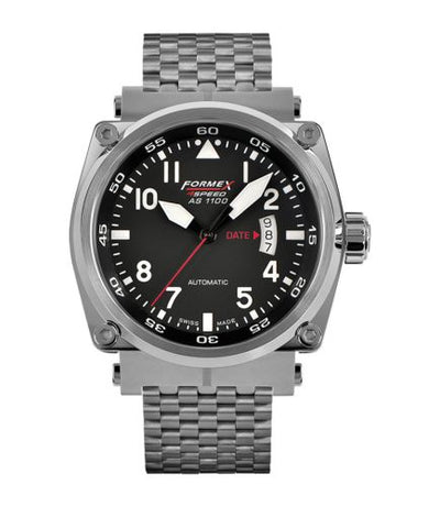 Watch Winder for watch Formex Pilot Pilot Automatic Black / Bracelet