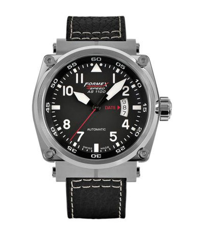 Watch Winder for watch Formex Pilot Pilot Automatic Black / Calf