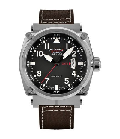 Watch Winder for watch Formex Pilot Pilot Automatic Black / Calf