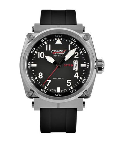 Watch Winder for watch Formex Pilot Pilot Automatic Black / Rubber