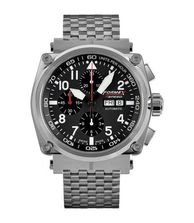 Watch Winder for watch Formex Pilot Pilot Automatic Chronograph Black / Bracelet