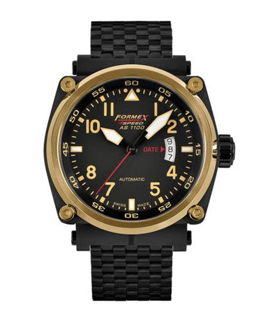Watch Winder for watch Formex Pilot Pilot Automatic Gold / Black / Bracelet