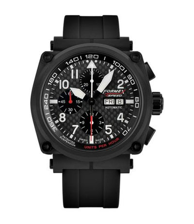 Remontoir à montres pour montre Formex Pilot Pilot Automatic Chronograph PVD / Carbon Fibre / Limited Edition / Rubber