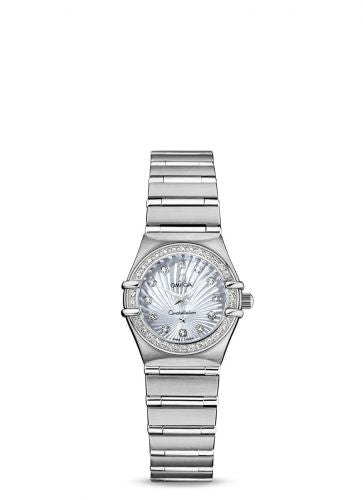 Watch Winder for watch Omega Constellation Constellation Quartz 22.5 Stainless Steel / Diamond / MOP / 160 Years