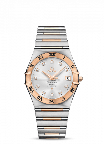 Watch Winder for watch Omega Constellation Constellation Co-Axial 35.5 Stainless Steel / Red Gold / Silver / 160 Years