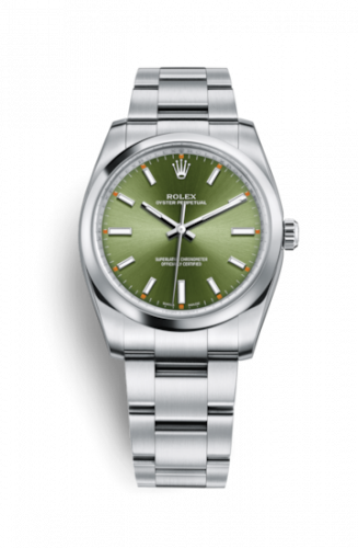 Remontoir à montres pour montre Rolex Oyster Perpetual Oyster Perpetual 34 Olive Verte