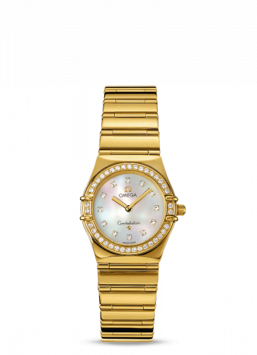 Watch Winder for watch Omega Constellation Constellation Quartz 25.5 My Choice Yellow Gold / Diamond / MOP