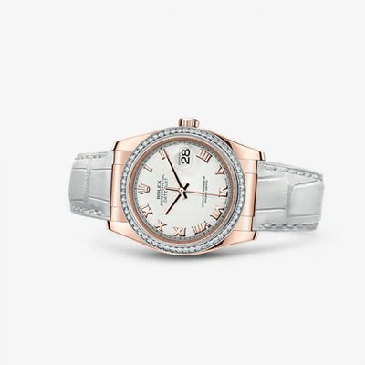 Remontoir à montres pour montre Rolex Datejust 36 Datejust 36 Everose Strap Ivoire Roman