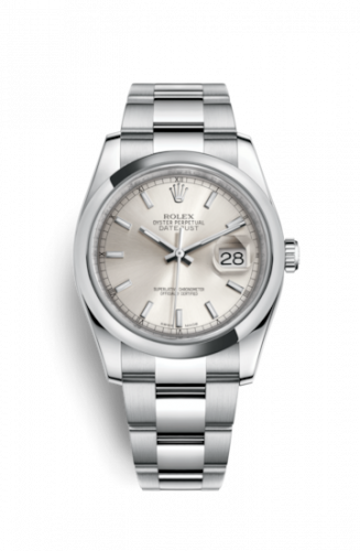 Remontoir à montres pour montre Rolex Datejust 36 Datejust 36 Stainless Steel Domed / Oyster / Argent