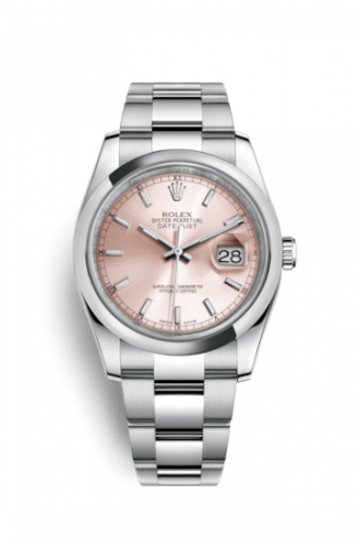 Remontoir à montres pour montre Rolex Datejust 36 Datejust 36 Stainless Steel Domed / Oyster / Rose