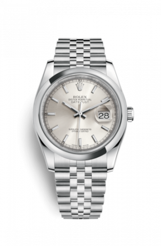 Remontoir à montres pour montre Rolex Datejust 36 Datejust 36 Stainless Steel Domed / Jubilee / Argent
