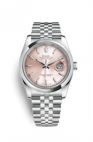 Remontoir à montres pour montre Rolex Datejust 36 Datejust 36 Stainless Steel Domed / Jubilee / Rose