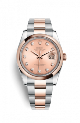 Remontoir à montres pour montre Rolex Datejust 36 Datejust 36 Rolesor Everose Domed / Oyster / Rose Diamond