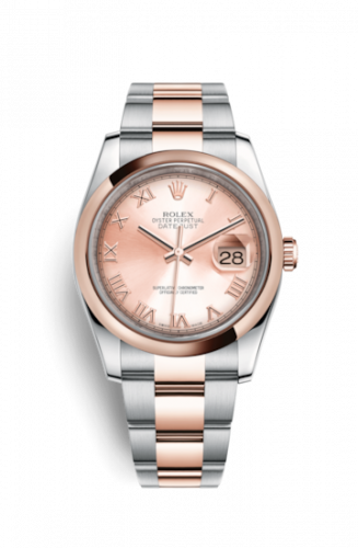 Remontoir à montres pour montre Rolex Datejust 36 Datejust 36 Rolesor Everose Domed / Oyster / Rose Roman