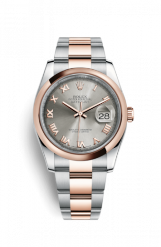 Remontoir à montres pour montre Rolex Datejust 36 Datejust 36 Rolesor Everose Domed / Oyster / Steel Roman