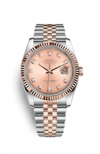Remontoir à montres pour montre Rolex Datejust 36 Datejust 36 Rolesor Everose Fluted / Jubilee / Rose Diamonds