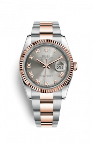 Remontoir à montres pour montre Rolex Datejust 36 Datejust 36 Rolesor Everose Fluted / Oyster / Steel Roman