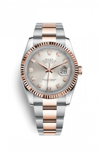 Remontoir à montres pour montre Rolex Datejust 36 Datejust 36 Rolesor Everose Fluted / Oyster / Rose Diamonds