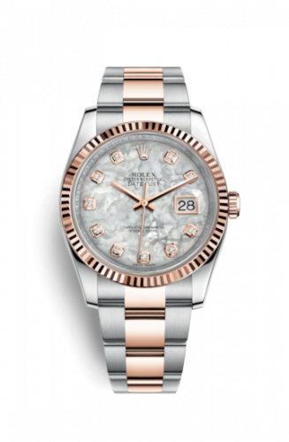 Remontoir à montres pour montre Rolex Datejust 36 Datejust 36 Rolesor Everose Fluted / Oyster / MOP