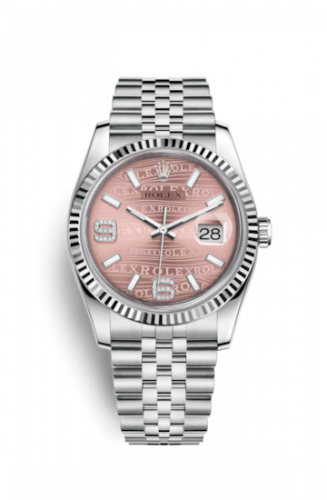 Remontoir à montres pour montre Rolex Datejust 36 Datejust 36 Stainless Steel Fluted / Jubilee / Rose Wave