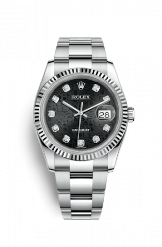 Remontoir à montres pour montre Rolex Datejust 36 Datejust 36 Stainless Steel Fluted / Oyster / Noire Computer