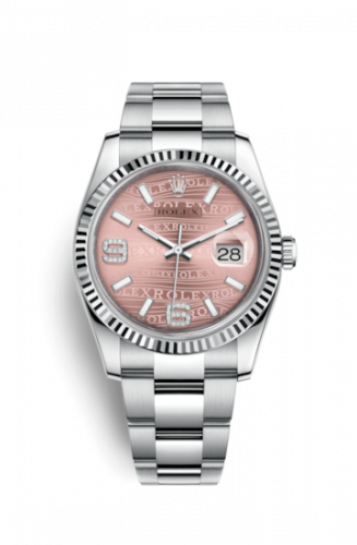 Remontoir à montres pour montre Rolex Datejust 36 Datejust 36 Stainless Steel Fluted / Oyster / Rose Wave