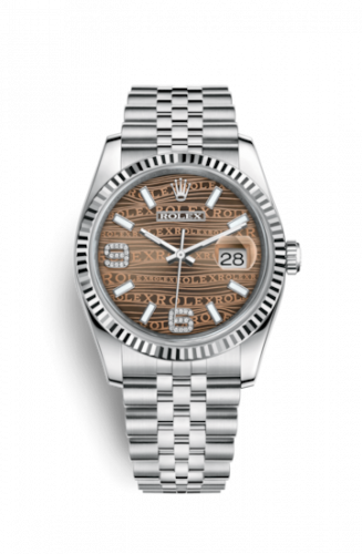 Remontoir à montres pour montre Rolex Datejust 36 Datejust 36 Stainless Steel Fluted / Jubilee / Bronze Wave