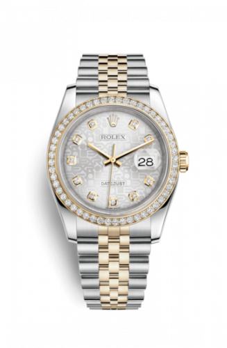 Remontoir à montres pour montre Rolex Datejust 36 Datejust 36 Rolesor Yellow Diamond / Jubilee / Argent Computer