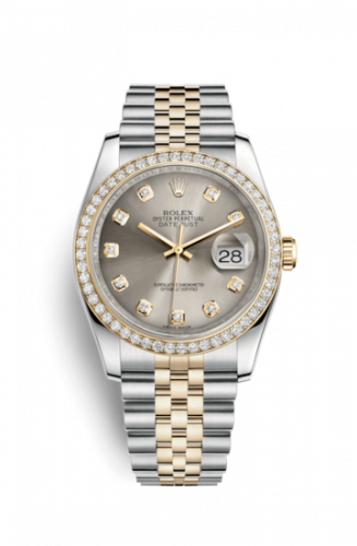 Remontoir à montres pour montre Rolex Datejust 36 Datejust 36 Rolesor Yellow Diamond / Jubilee / Steel Diamond