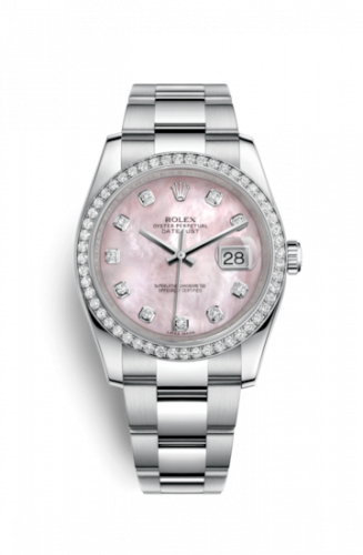 Remontoir à montres pour montre Rolex Datejust 36 Datejust 36 Stainless Steel Diamond / Oyster / Rose MOP