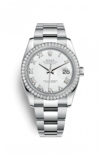 Remontoir à montres pour montre Rolex Datejust 36 Datejust 36 Stainless Steel Diamond / Oyster / Argent
