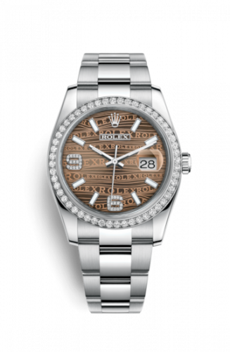 Remontoir à montres pour montre Rolex Datejust 36 Datejust 36 Stainless Steel Diamond/ Oyster / Bronze Wave