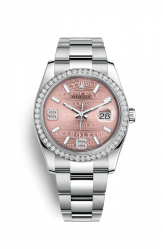 Remontoir à montres pour montre Rolex Datejust 36 Datejust 36 Stainless Steel Diamond / Oyster / Rose Wave