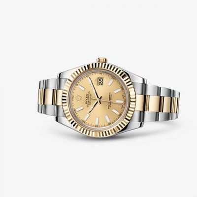 Watch Winder for watch Rolex Datejust II Datejust II Rolesor Champagne